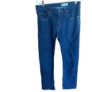 Wrangler Slim Straight Jeans Mens 32x30 Dark Wash Stretch Denim NWOT